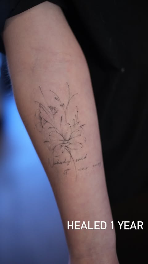 Botanical fine line
